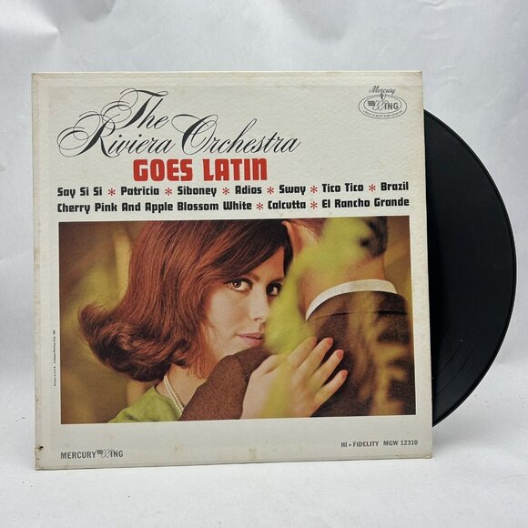 The Riviera Orchestra "Goes Latin" Vinyl Record LP